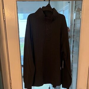 COMO Man Men's Gray Button Sweater NWT